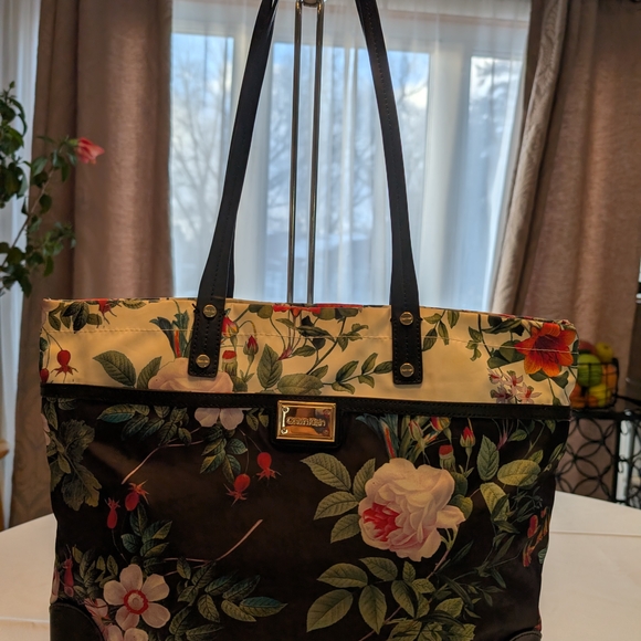 Calvin Klein Black Floral Tote - Picture 11 of 14